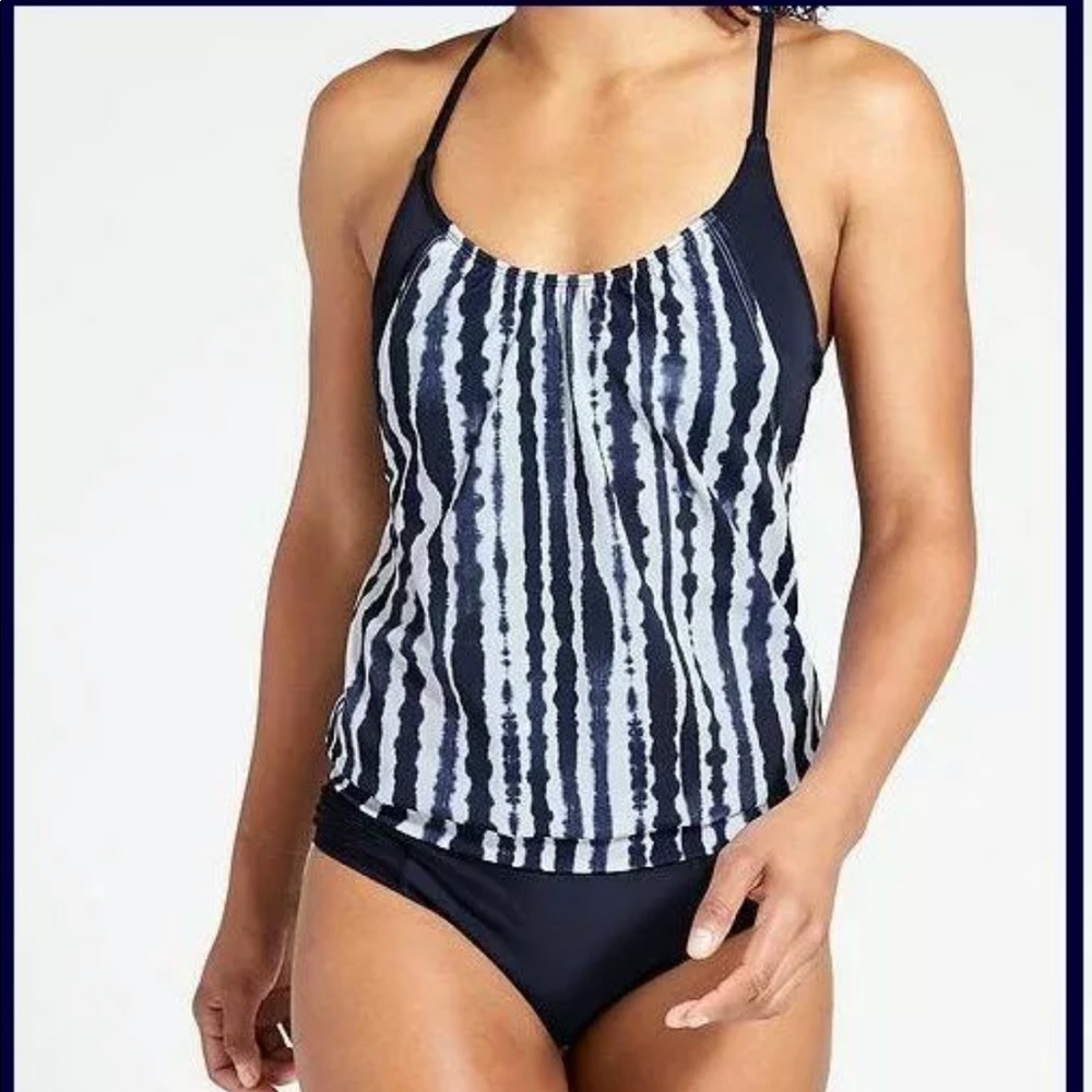 NWT Athleta Wave Break Blousy Tankini Top